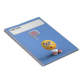 "Idee Emoji" (blauw) Notitieboek (Rechterzijde)