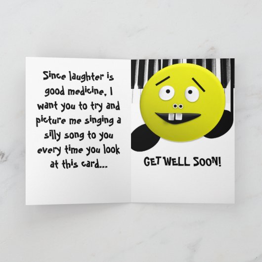 Idee Humor Get Well Kaart (Binnen)