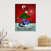 Idee is de vader van een uitvinding poster (Keuken)