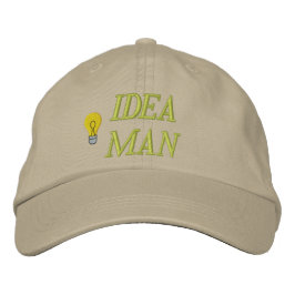 Idee Man geborduurd Pet