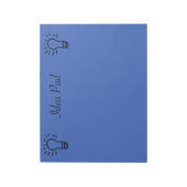 Idee Pad Blauw Notitieblok (Linkerzijde)