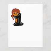 idee Tekening N1 tekens digitale T-shirt (Achterkant)