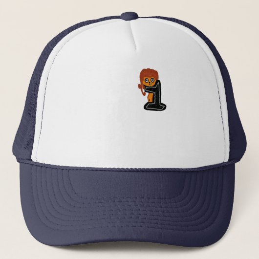 idee Tekening N1 tekens digitale T-shirt Trucker Pet (Voorkant)