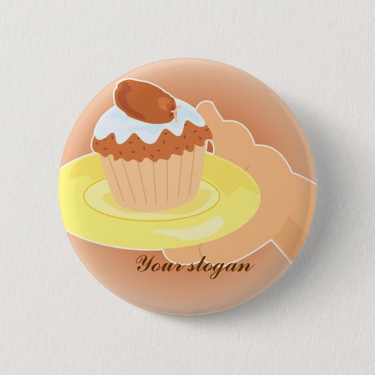idee van delen / liefdadigheid 1 ronde button 5,7 cm (Voorkant)