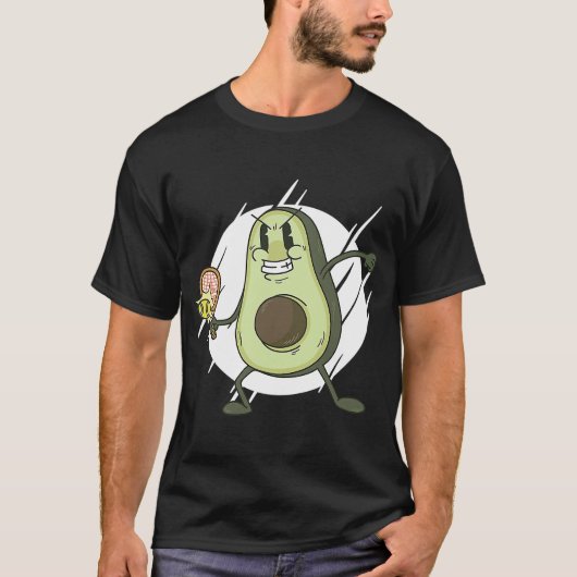 idee voor avocado tennis t-shirt (Voorkant)
