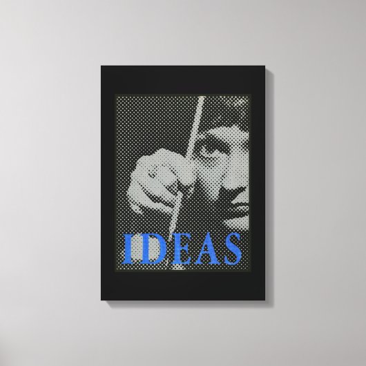 Ideeën - 1981-promo grafisch canvas afdruk (Voorkant)