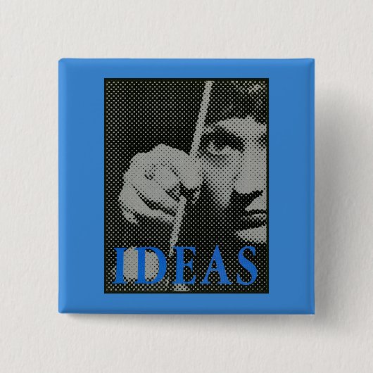 Ideeën - 1981-promo grafisch vierkante button 5,1 cm (Voorkant)