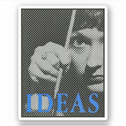 Ideeën - 1981 promo sticker (Voorkant)