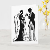 Ideeën 3 van de Ontvangst van het huwelijk Kaart (Gele Bloem)