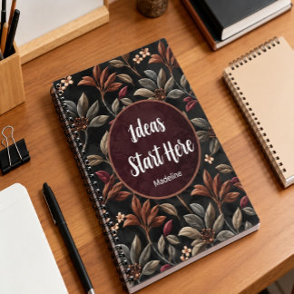 Ideeën beginnen hier notitieboek