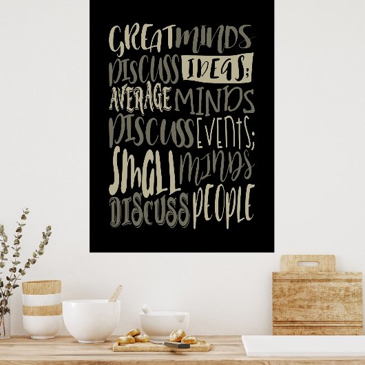 Ideeën bespreken voor fantastische ideeën - Motiva Poster (Keuken)