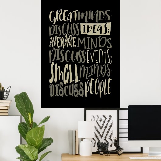 Ideeën bespreken voor fantastische ideeën - Motiva Poster (Thuiskantoor)