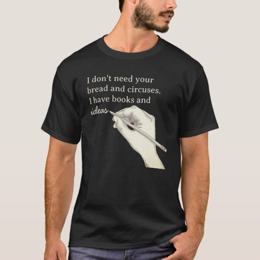 Ideeën (donker) T-shirt (Voorkant)