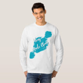 Ideeën gemaakt duidelijk lange mouwen T-shirt (Voorkant volledig)