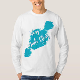 Ideeën gemaakt duidelijk lange mouwen T-shirt