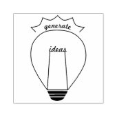 Ideeën genereren rubberstempel (Afrduk)