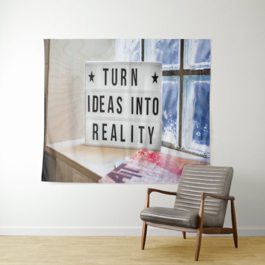 Ideeën in realiteit Motivatie Wandkleed (In Situ (horizontaal))