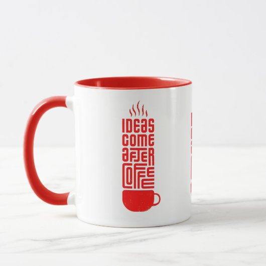 Ideeën na koffie mok (Links)