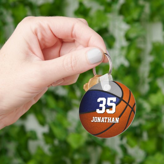 ideeën over " blauwe grijs basketbalteam " sleutelhanger (Hand)