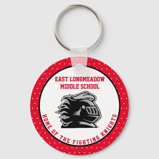 Ideeën van aangepaste middelbare school PTO-begraf Sleutelhanger (Voorkant)