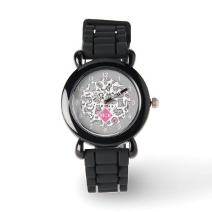 Ideeën van de Gift van de Kat van de Cartoon van Horloge