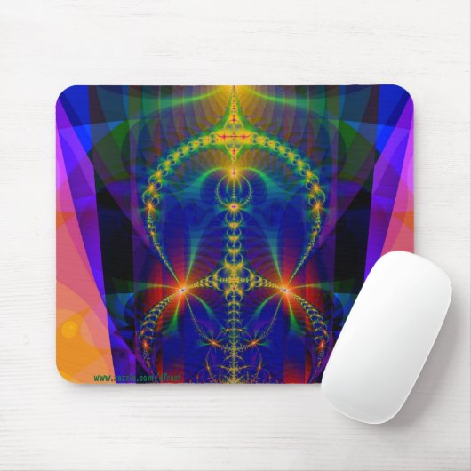 Ideeën van oneindige complexiteit - Mousepad Muismat (Met muis)