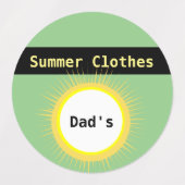 Ideeën van opslag- en thuisorganisaties labels (Design 1)