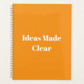 Ideeën Verduidelijkt Planner (Voorkant)