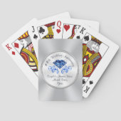 Ideeën voor 45th Wedding Anniversary Party Favorie Pokerkaarten (Achterkant)