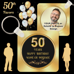 Ideeën voor 50e verjaardag Giveaway, 50e verjaarda Sleutelhanger