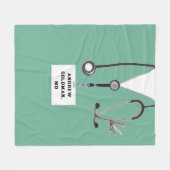 Ideeën voor artsencadeaus fleece deken (Voorkant (Horizontaal))