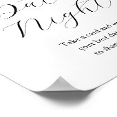 Ideeën voor date-avonden Bruidsmeisjesshower bord Poster (Hoek)