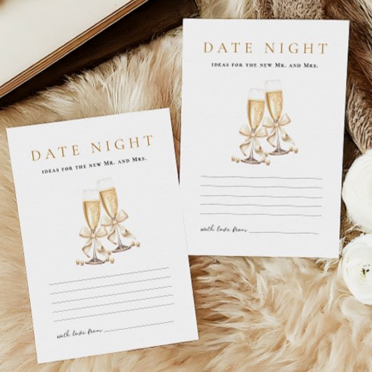 Ideeën voor date night Bruidsmeisjes spel Prosecco Briefpapier