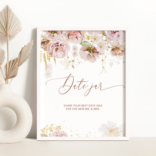 Ideeën voor een romantische avond. Boho herfst Dat Poster