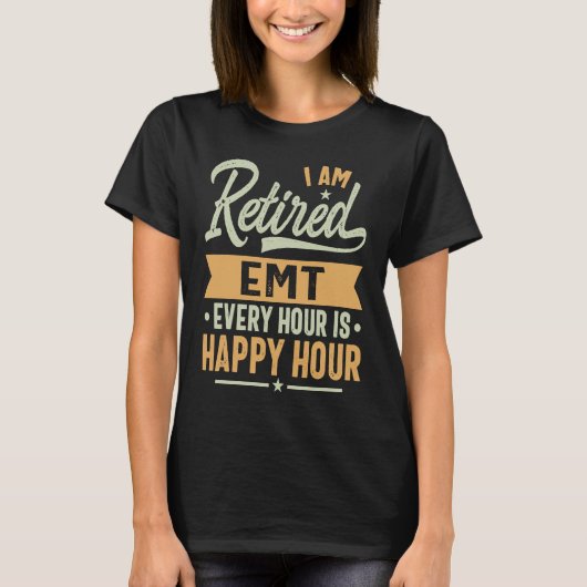 Ideeën voor gepensioneerde EMT T-shirt (Voorkant)