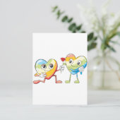 Ideeën voor huwelijksvoorstel briefkaart (Staand voorkant)