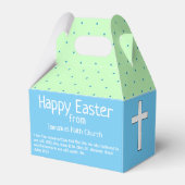 Ideeën voor paaskerken Kinder Bedankdoosjes (Achterkant)