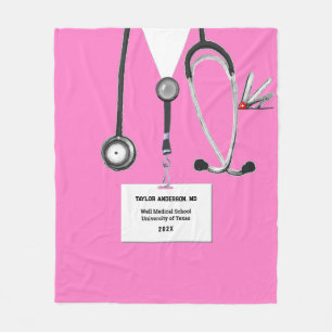 Ideeën voor persoonlijke artsencadeautjes fleece deken