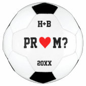 Ideeën voor Prom-aanzoek Cute Voetbal Promposal (Voorkant)