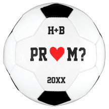Ideeën voor Prom-aanzoek Cute Voetbal Promposal