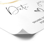 Ideeën voor ringboog bruiloftsfeest date night poster (Hoek)
