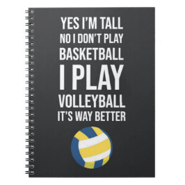 Ideeën voor volleybal team geschenken voor haar sp notitieboek