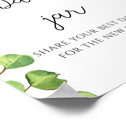 Ideeën voor zonnebloem date-avond. Bruidsjar bruid Poster (Hoek)