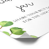 Ideeën voor zonnebloem date-avond. Bruidsjar trouw Poster (Hoek)