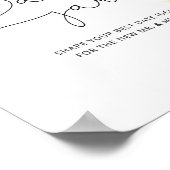 Ideeën voor zonnebloem date night. Bruids-spel met Poster (Hoek)