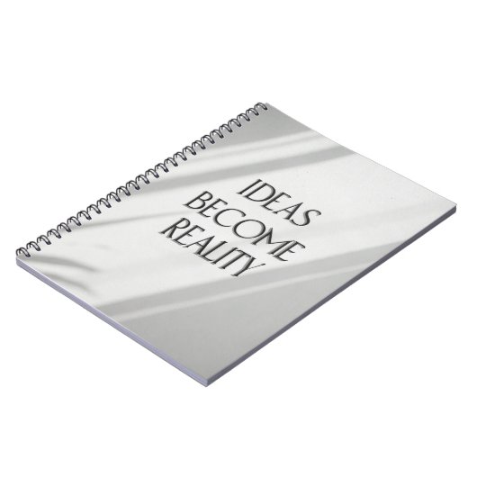 Ideeën Wordt Reality Journal – Eenvoudige Inspirat Notitieboek (Linkerzijde)