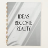 Ideeën Wordt Reality Journal – Eenvoudige Inspirat Planner (Voorkant)