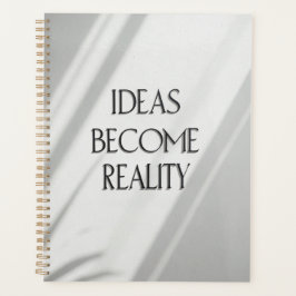Ideeën Wordt Reality Journal – Eenvoudige Inspirat Planner