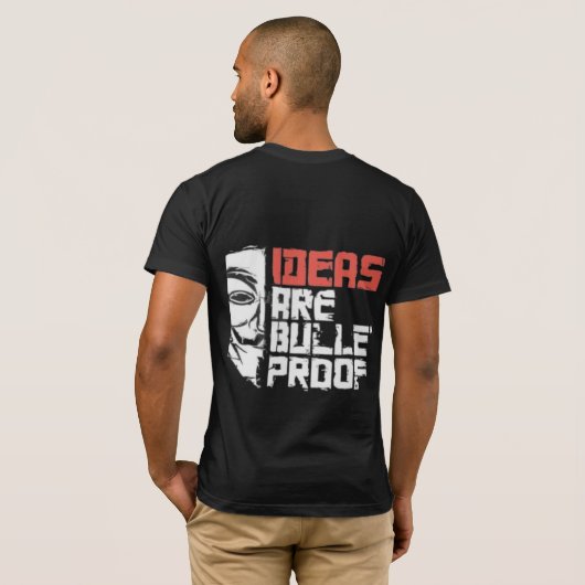 IDEEËN ZIJN BULLETPROOF T-Shirt (Achterkant volledig)