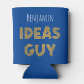 Ideëenlampje geek grappige gezegde blikjeskoeler (Achterkant)